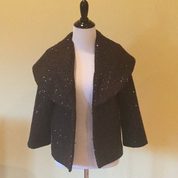 the perfect Audrey Hepburn wool sequins jacket - Picture 6 of 7